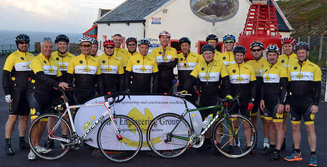 The M2M Team pictured here before setting off on Day 1