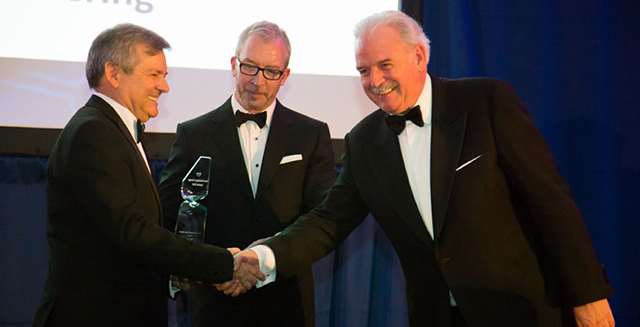 L to R: Jim Curley, Group Chief Executive (JEG), Tony Cantwell, Managing Director (CMG), Marty Whelan