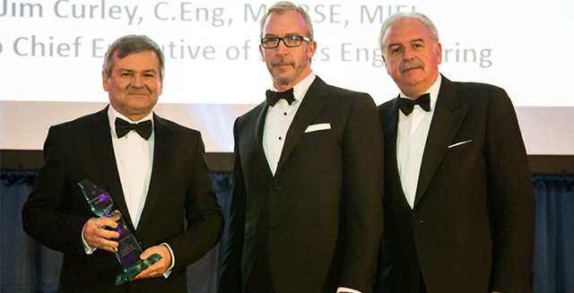 L to R: Jim Curley, CEO (JEG), Tony Cantwell, Managing Director (CMG), Marty Whelan